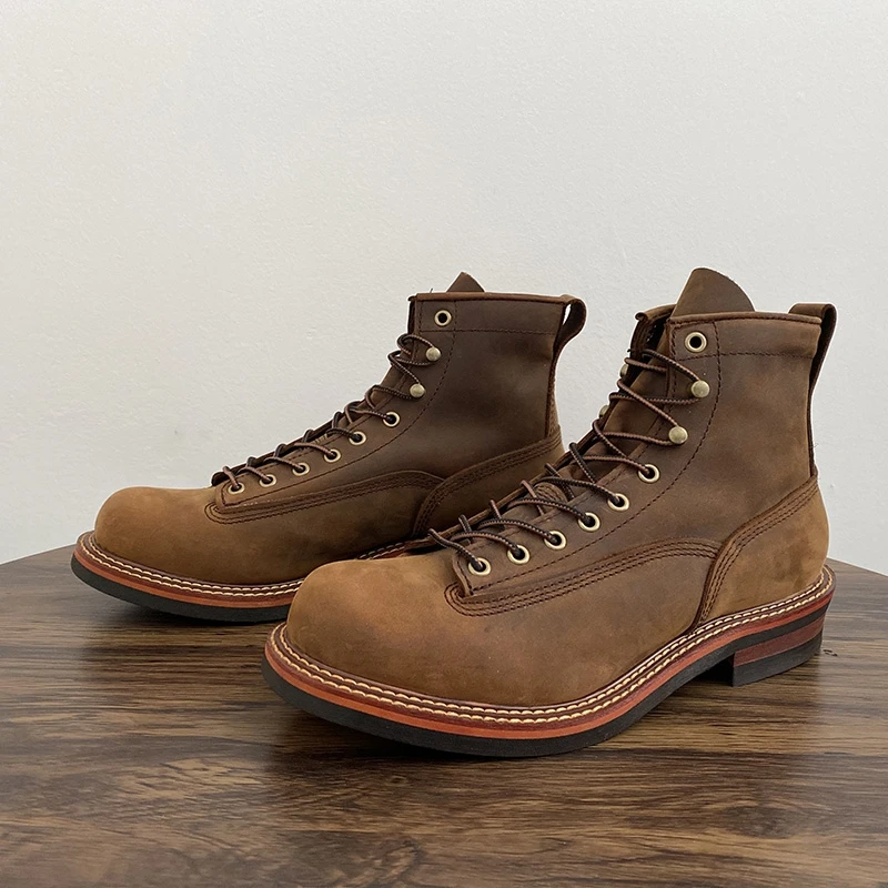 Tools Workshops - Vintage British Men Ankle Boots Handmade