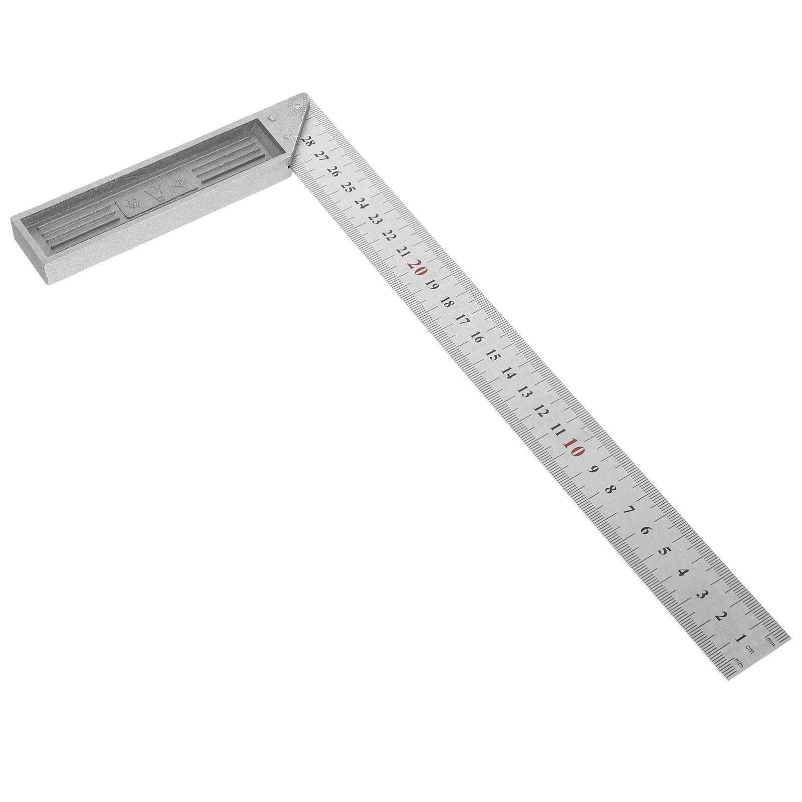 Workshop Measuring Tools - Heavy Duty L-Steel Ruler Right Angle