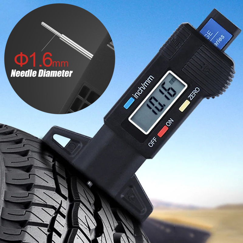 Workshop Measuring Tools - Digital Motorcycle Car Tire Tyre Tread