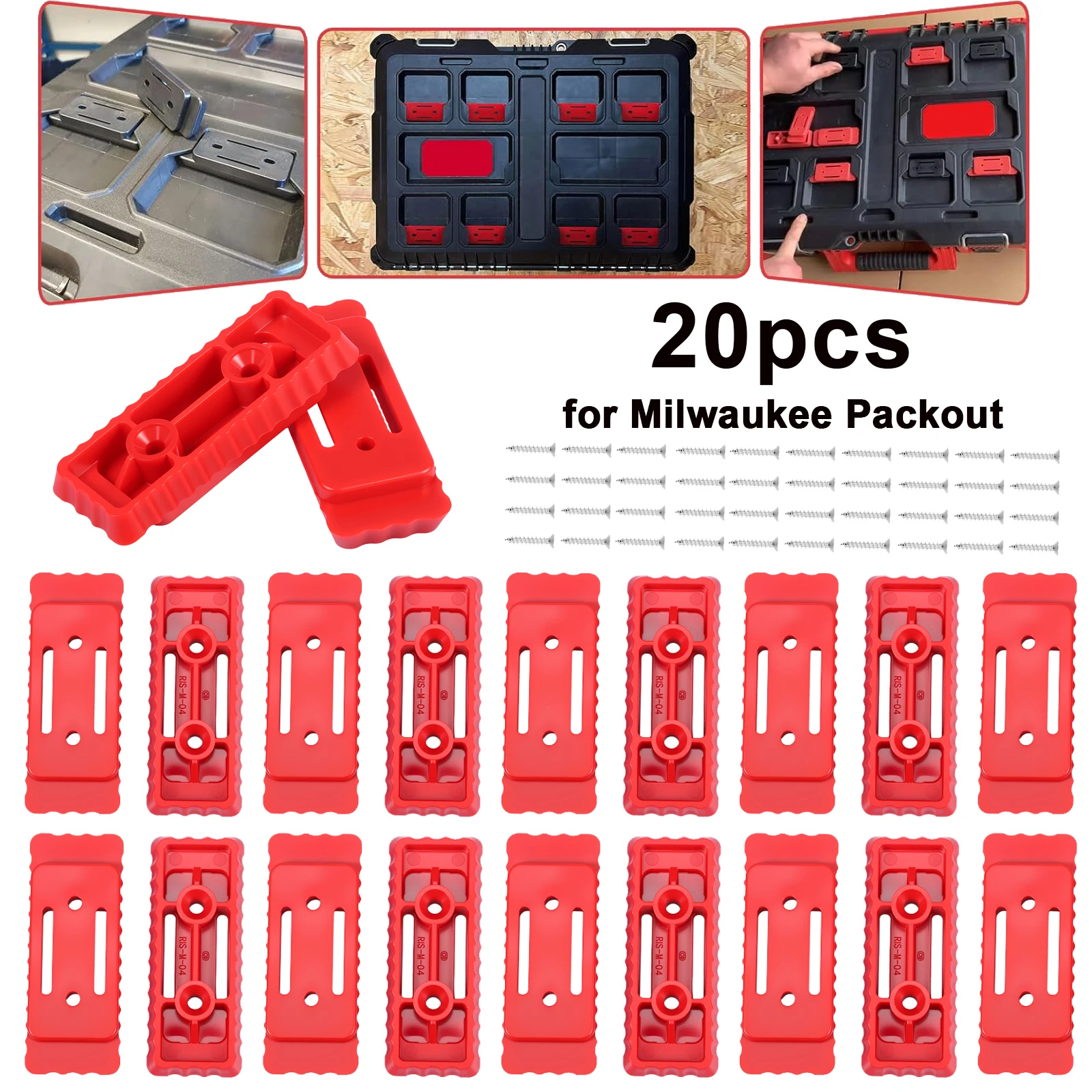 20pcs Mounting Feet for Milwau – обзор и цена Workshop Electric Tools