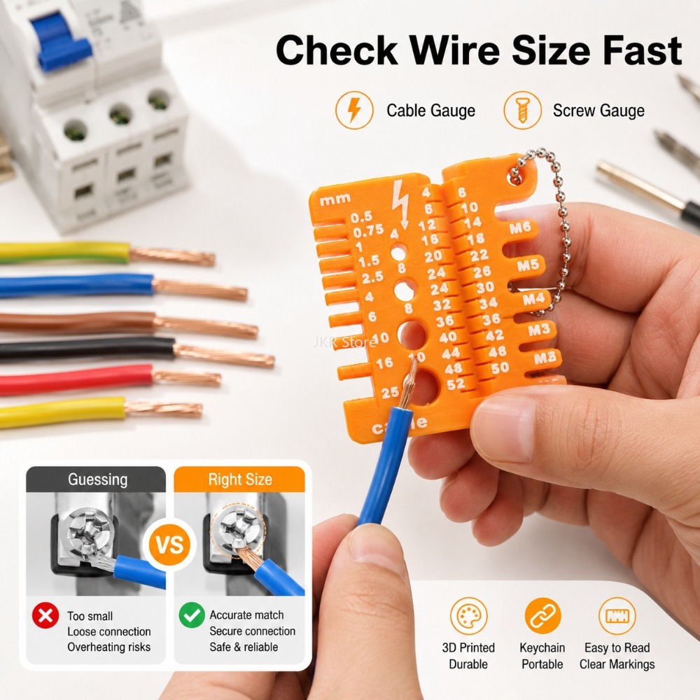 Double Sided Wire Gauge Screw  – обзор и цена Workshop Use Tools