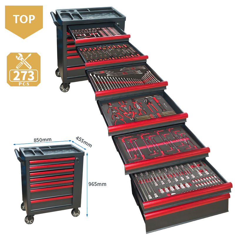 7 Drawer Tool Trolley With 273 – обзор и цена Tools In Mechanic Workshop