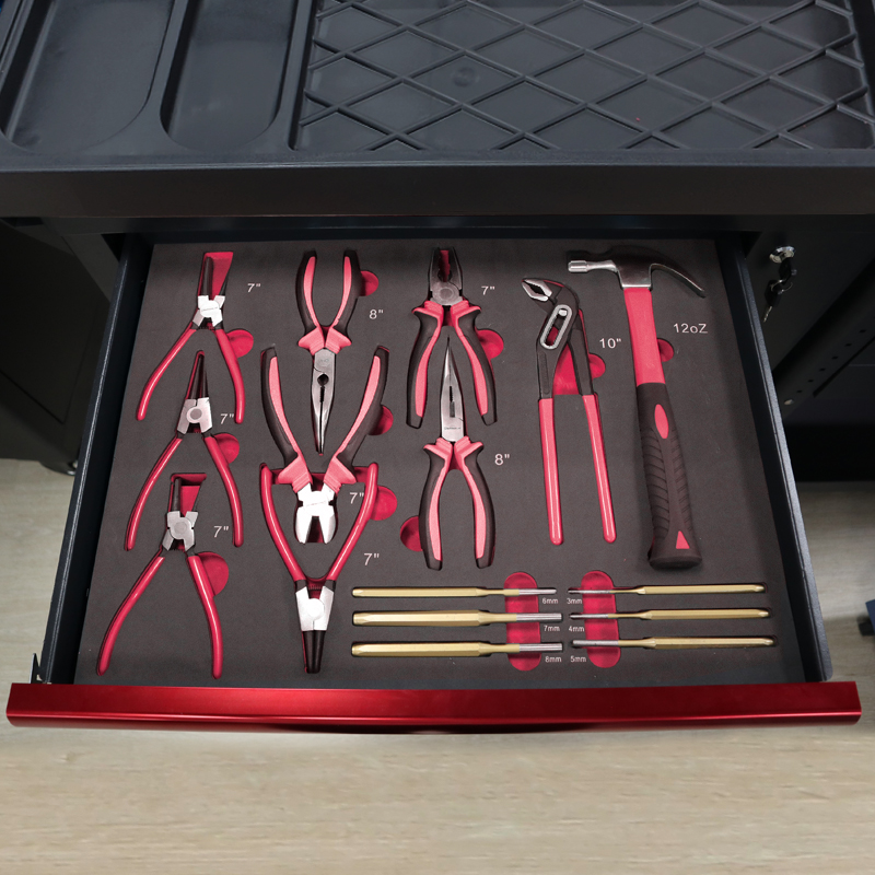 7 Drawer Tool Trolley With 273 – обзор и цена Tools In Mechanic Workshop