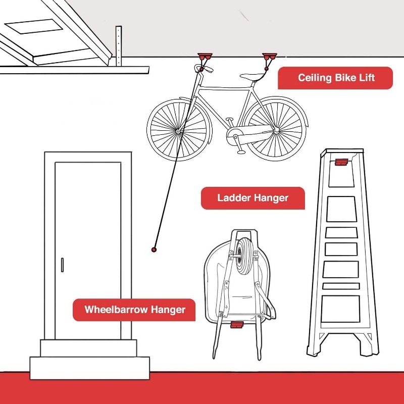 Heavy Duty Ladder Hooks - Wall – обзор и цена Workshop Tools Types