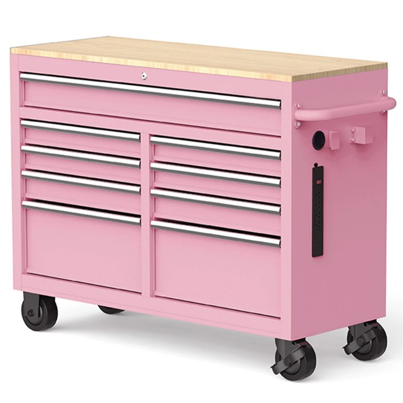 Pink Tool Chest on Wheels 46-I – обзор и цена Workshop Use Tools