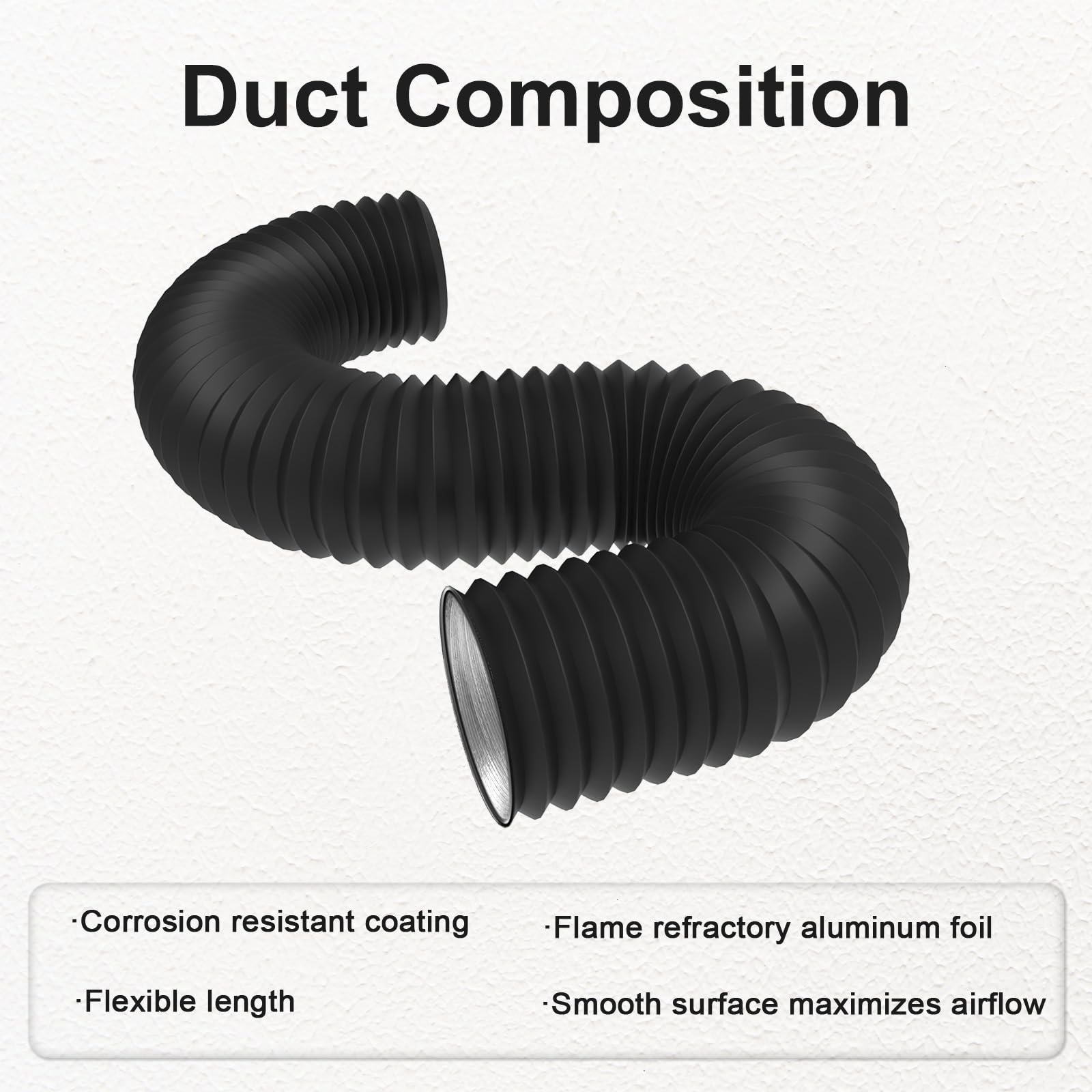 4 inch Dryer Vent Hose with 2  – обзор и цена Pipe Clamp Bar