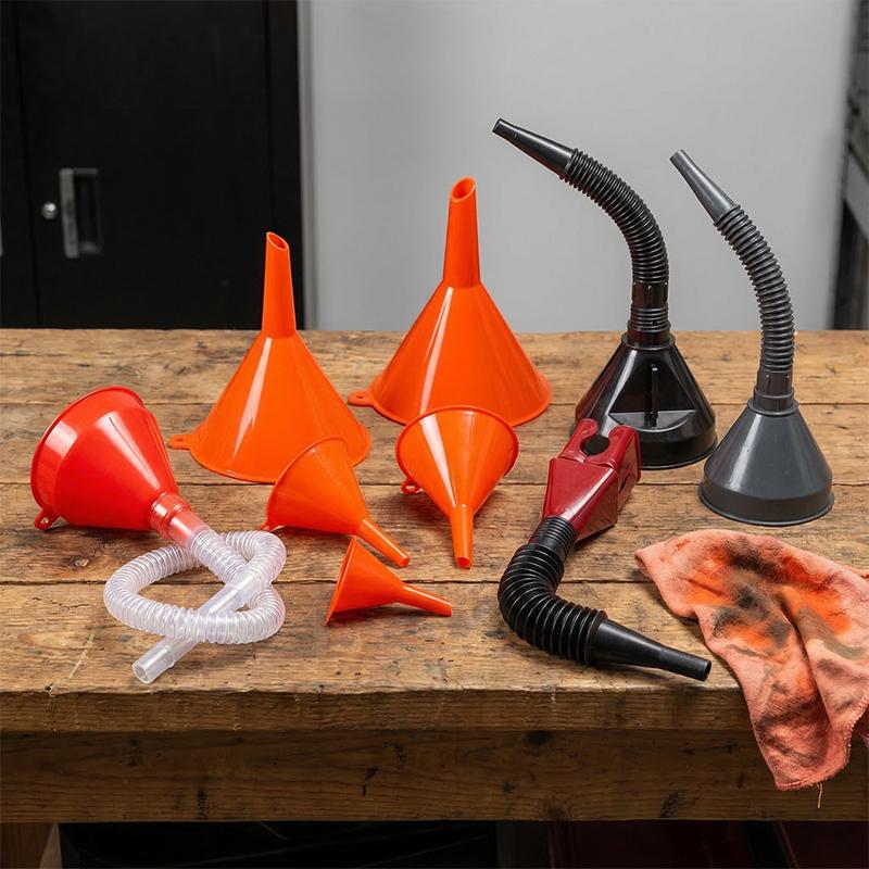 Car Plastic Funnel Set 8 Piece – обзор и цена Workshop Use Tools