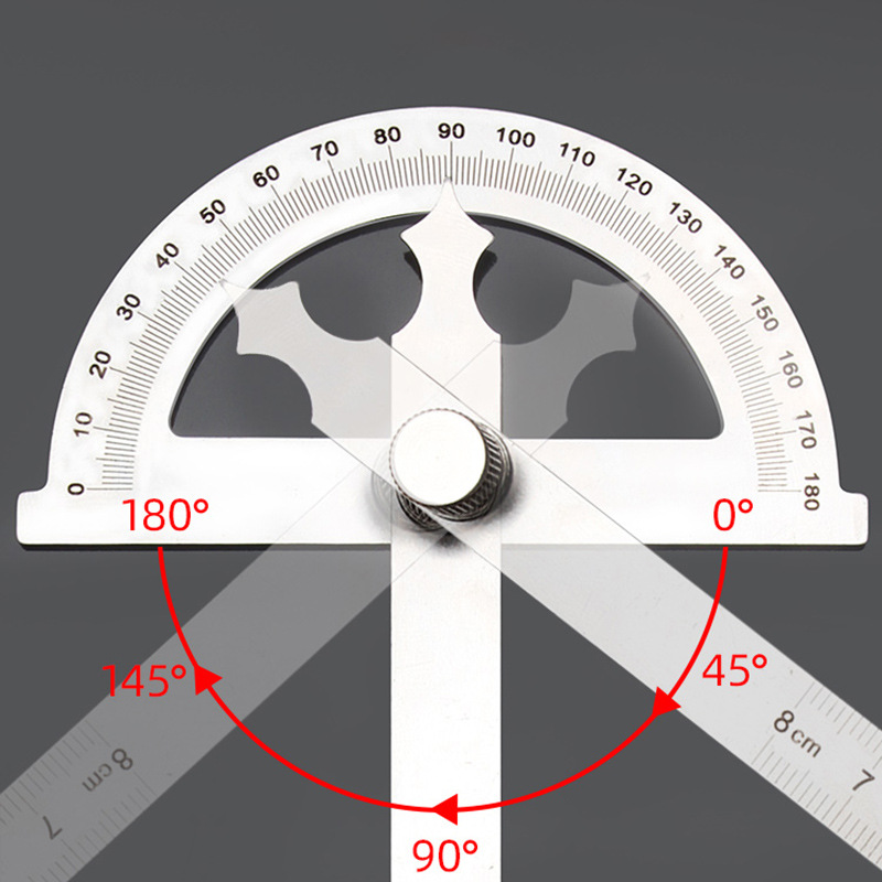 180 Degree Protractor Metal An – обзор и цена Workshop Measuring Tools