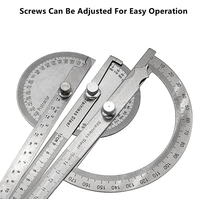 180 Degree Protractor Metal An – обзор и цена Workshop Measuring Tools