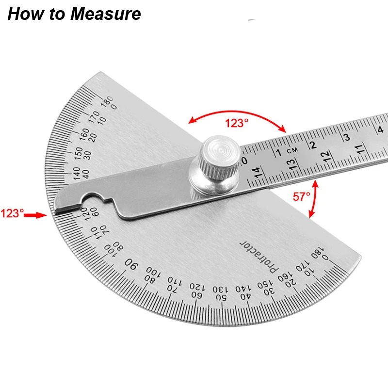 180 Degree Protractor Metal An – обзор и цена Workshop Measuring Tools
