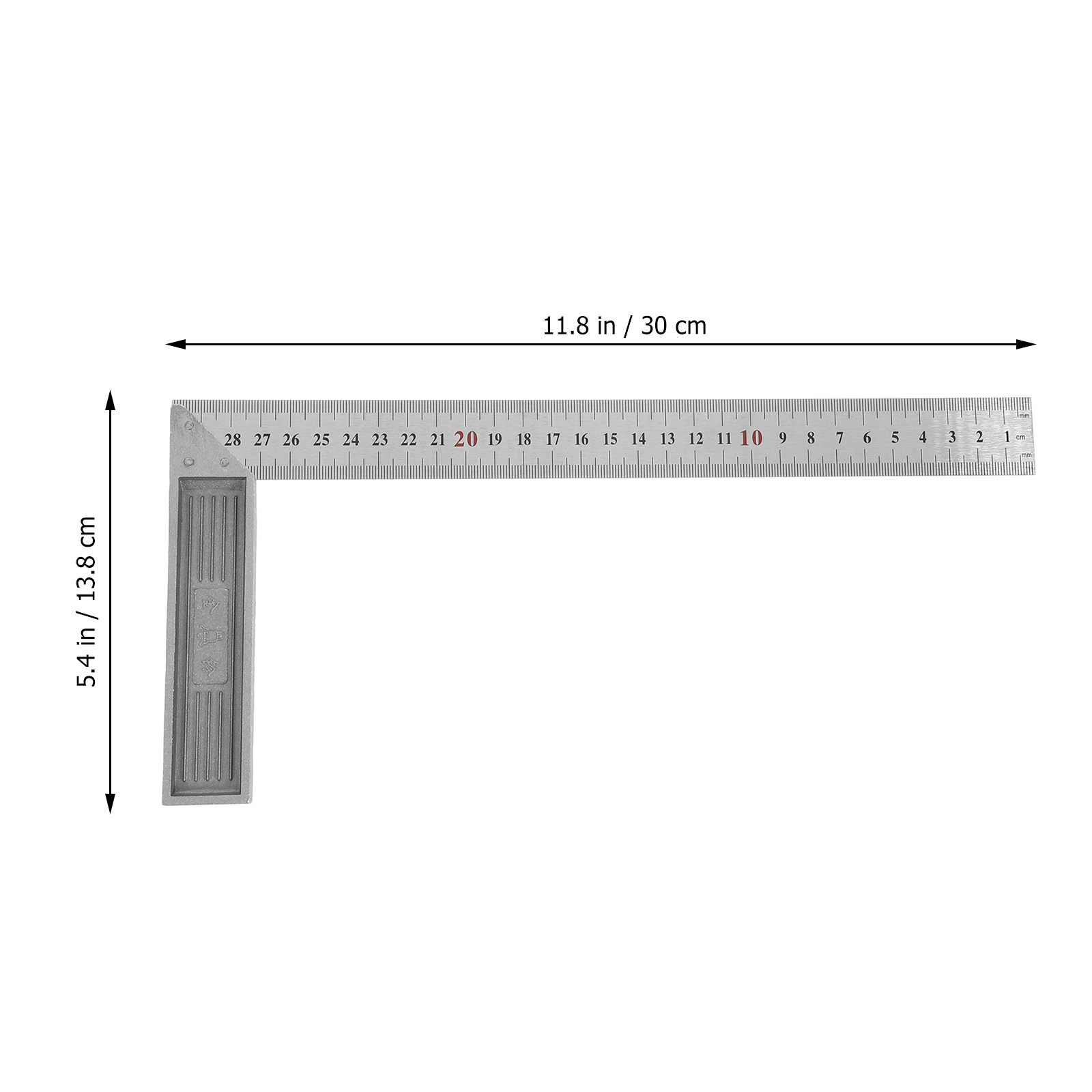 Heavy Duty L-Steel Ruler Right – обзор и цена Workshop Measuring Tools