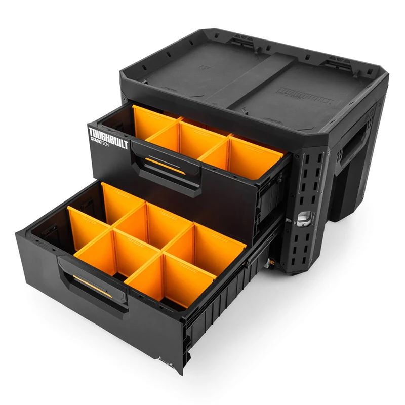 TOUGHBUILT Double Drawer Stack – обзор и цена Workshop Electric Tools