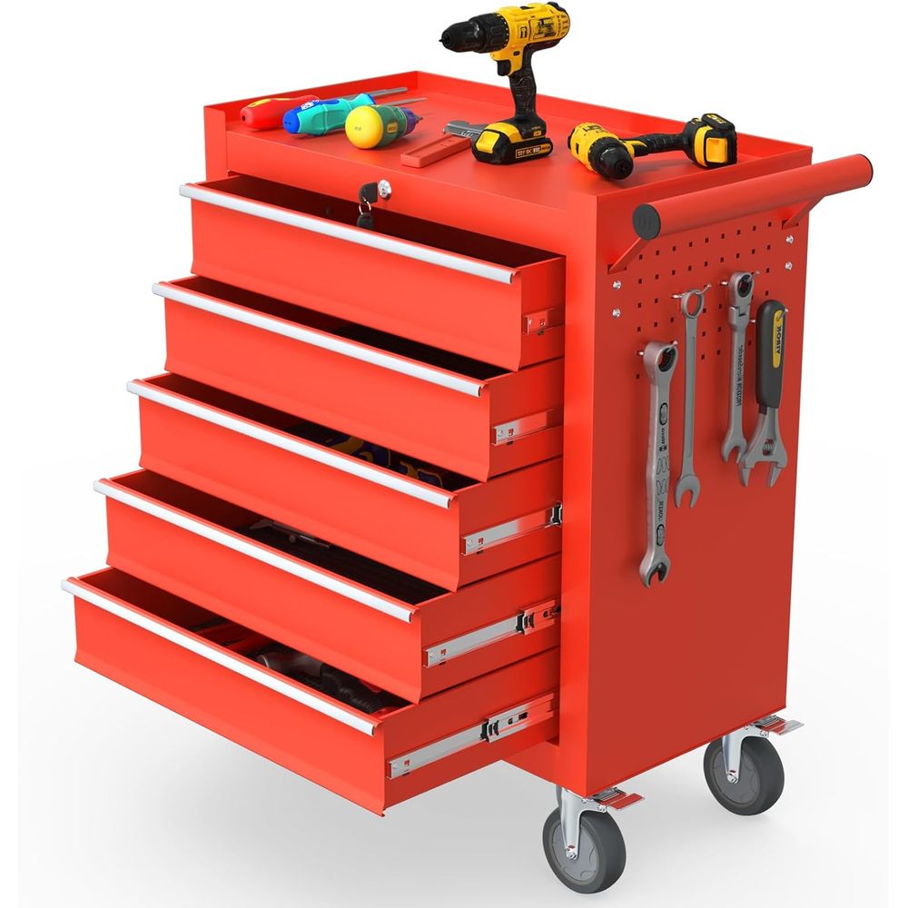 Red High-Capacity Mobile Tool  – обзор и цена Workshop Tools Needed