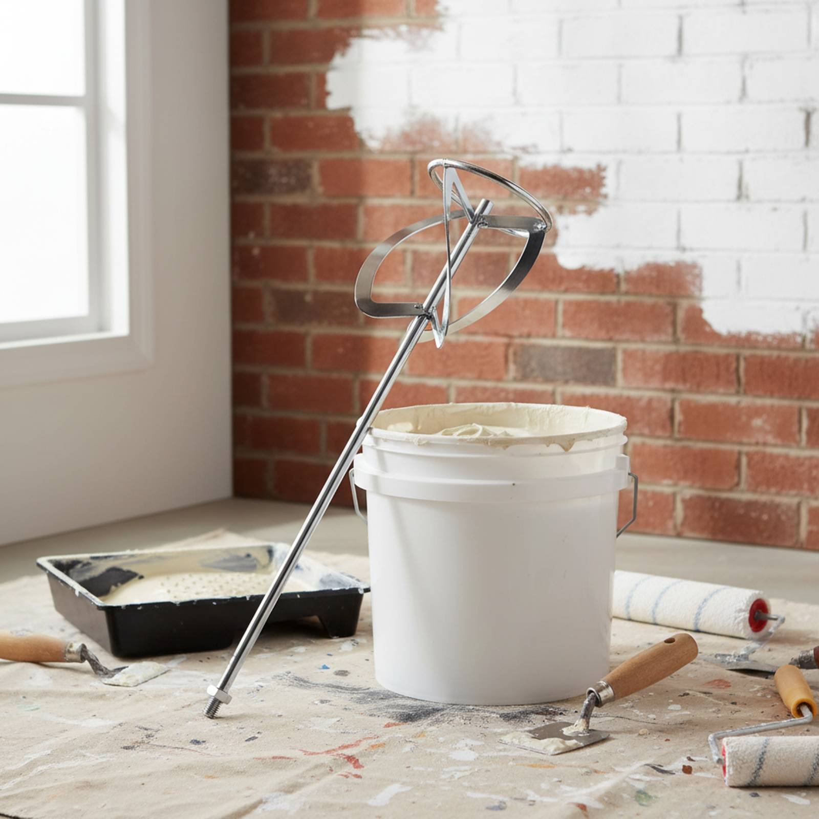 Cement Blender Paddle Efficien – обзор и цена Workshop Tools Types