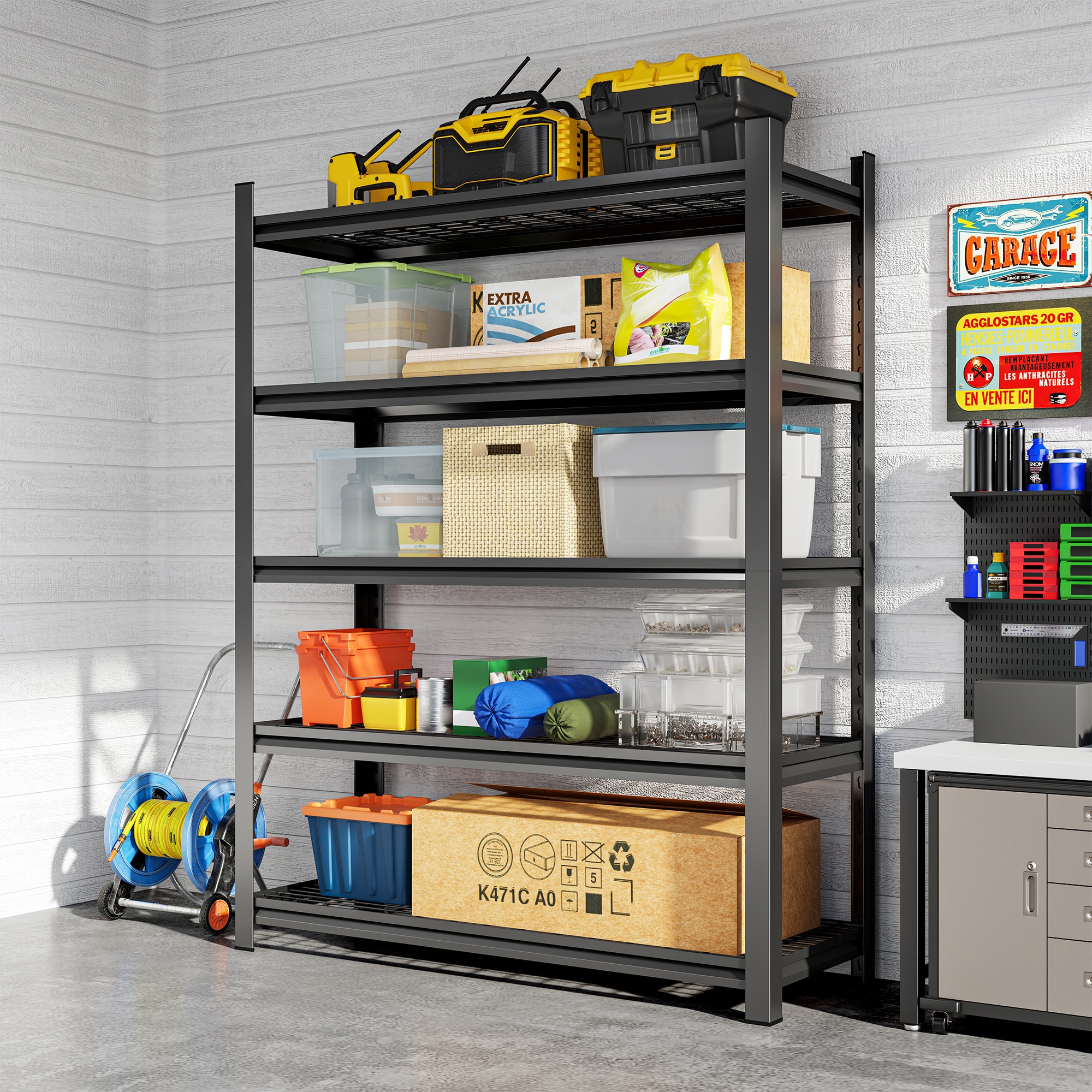 Heavy Duty Garage Shelving Met – обзор и цена Workshop Tools Needed