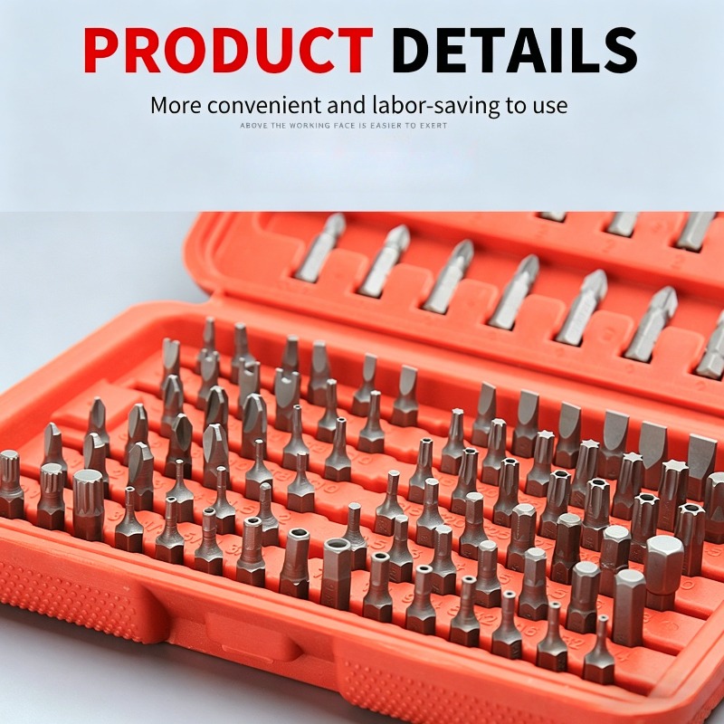 100PCS Screwdriver Bit Set, Ho – обзор и цена Workshop Use Tools