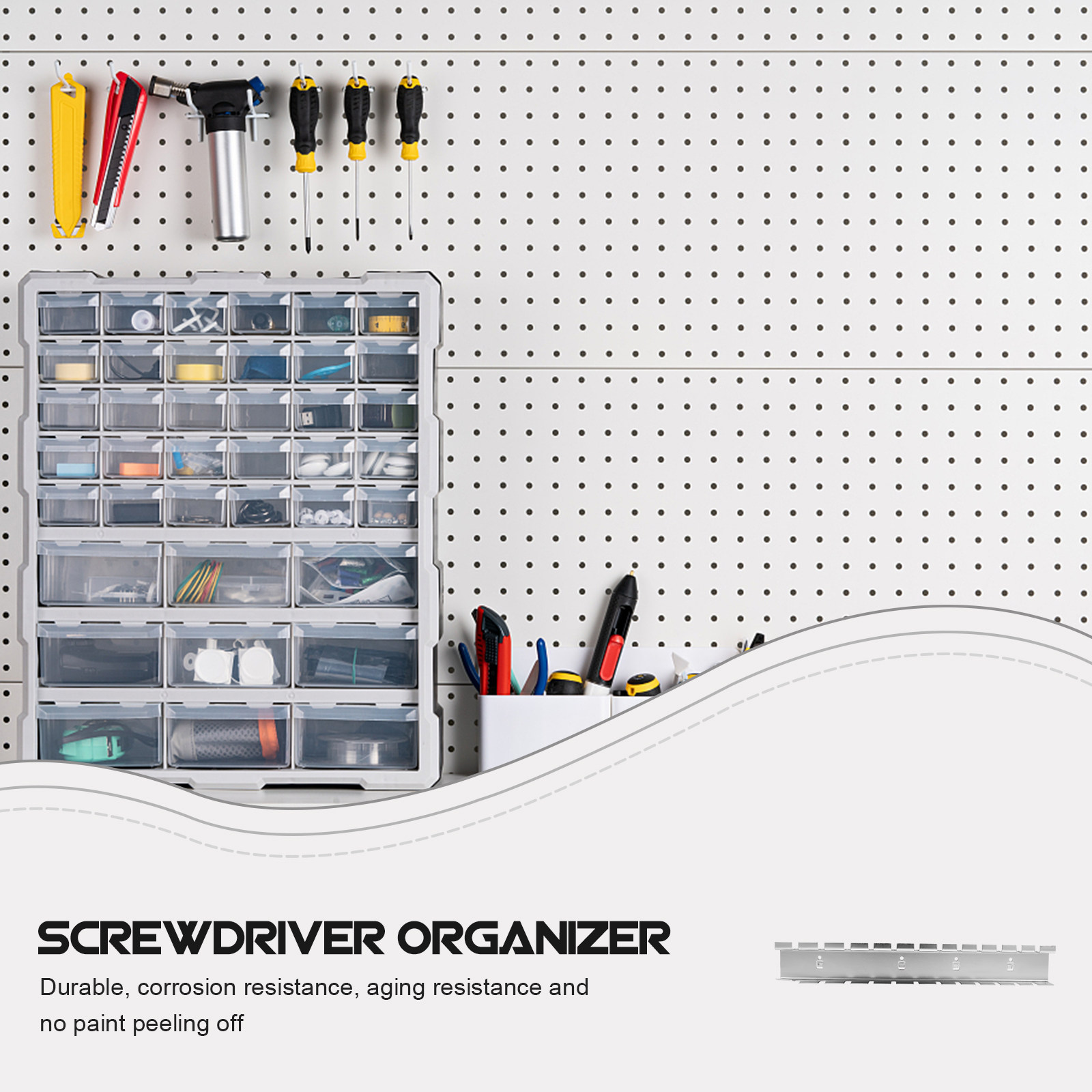 1Pcs Premium Steel Pegboard Sc – обзор и цена Workshop Tools Display
